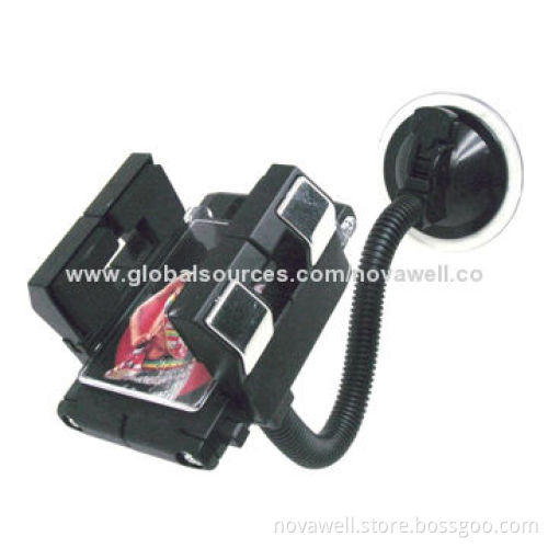 Universal Car Mount Holder for Any Mobile Devices, with 38 to 120mm Width, 360-degree Rotating